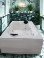 dark luxury bathroom interior with matte black tiles, warm LED lighting, stylish bathtub, decorative candles, indoor plants, premium minimalist looModernk