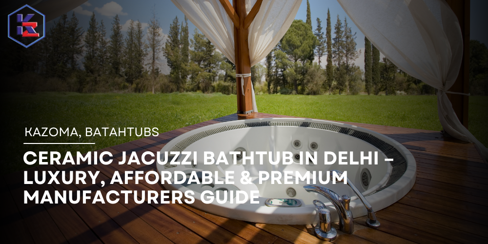 Ceramic Jacuzzi Bathtub